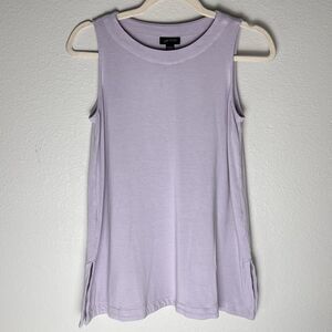 J Jill Wearever Collection Sleeveless Shirt Women XS Lavender Tank Top Stretchy